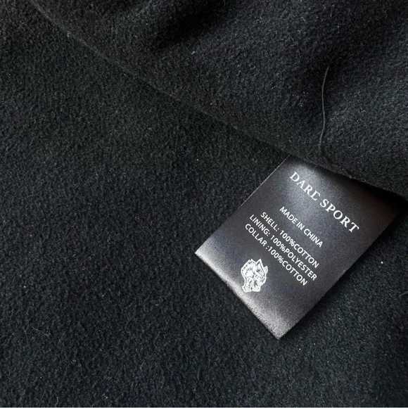 Darc Sport “Been Through It Hard Work” Zip Jacket – Distressed Blackout - Picture 8 of 16